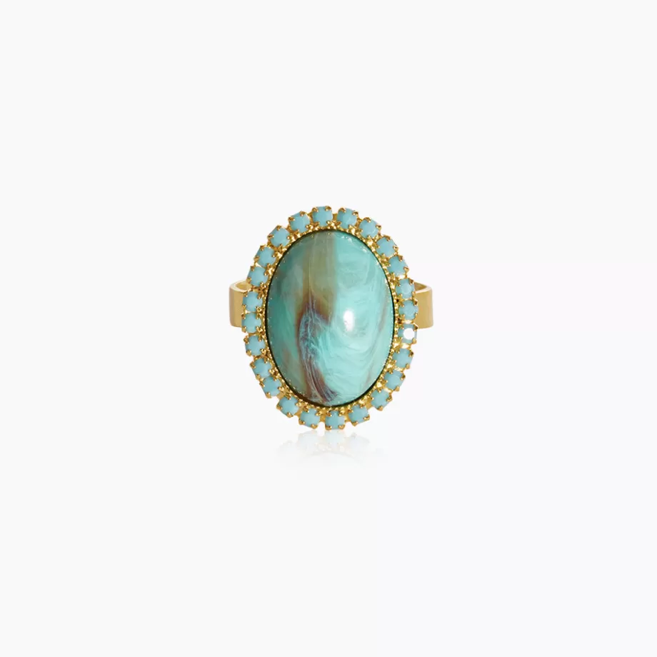 Caroline Svedbom Boho Turqouise Ring/Turquoise Matt> Ringar