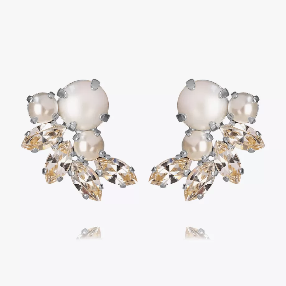 Caroline Svedbom Electra Earrings/Pearl + Crystal> Örhängen