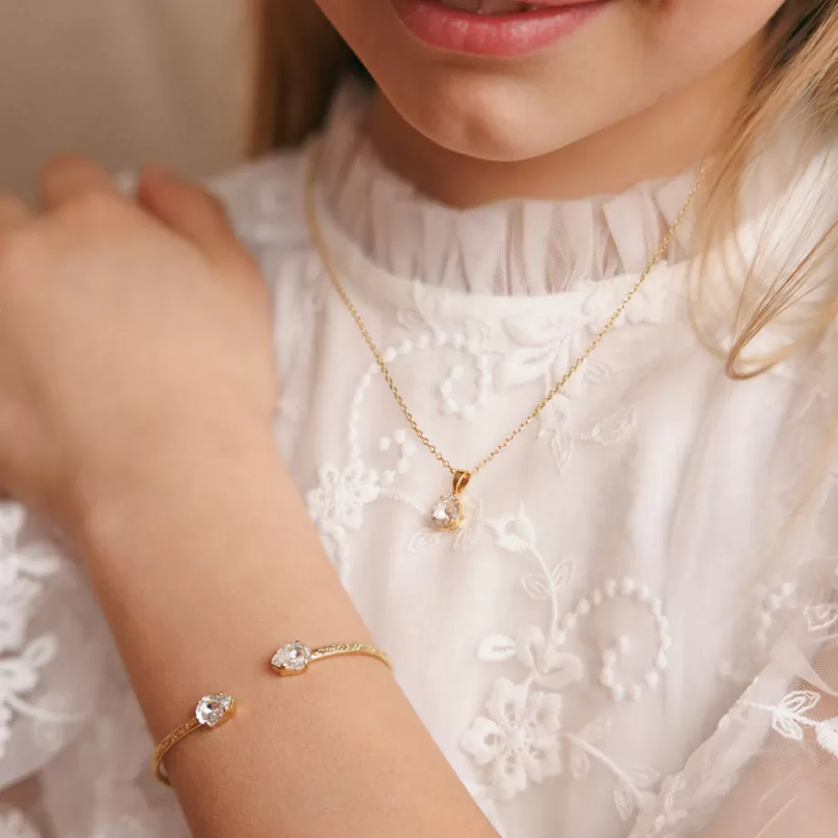 Caroline Svedbom Flower Girl Bracelet/Crystal (Children Size)> Armband