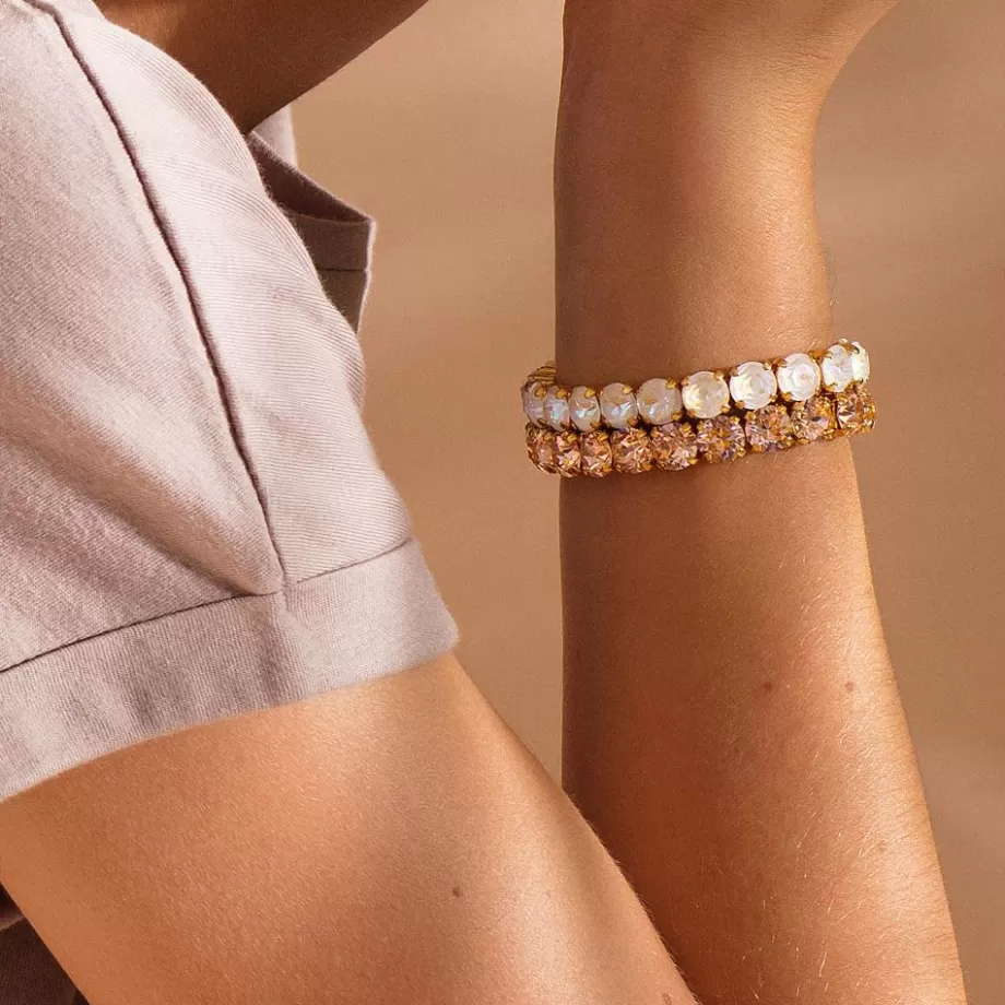 Caroline Svedbom Gia Stud Bracelet/Light Peach> Armband