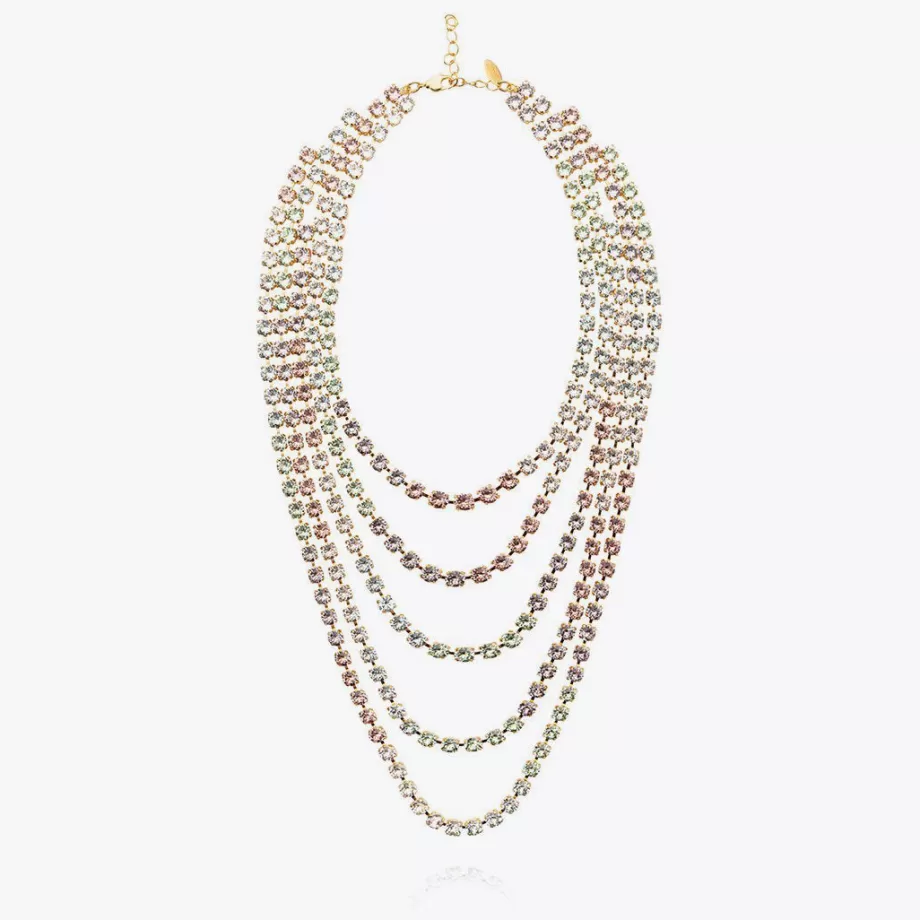 Caroline Svedbom Leone Necklace/Pastel Combo> Halsband