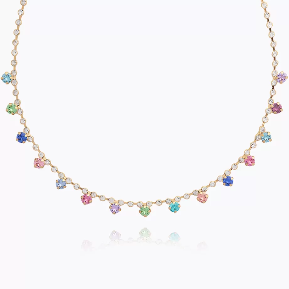 Caroline Svedbom Lily Necklace/Rainbow Combo> Halsband