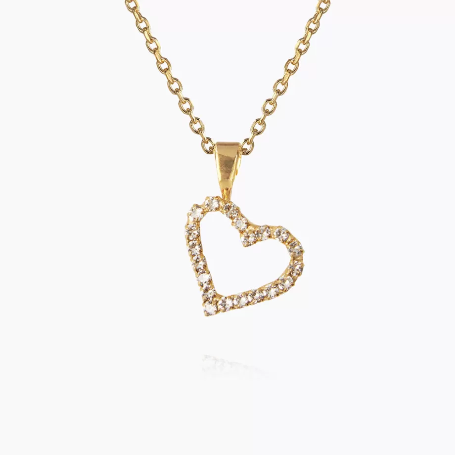 Caroline Svedbom Mini Sweetheart Necklace/Crystal> Halsband