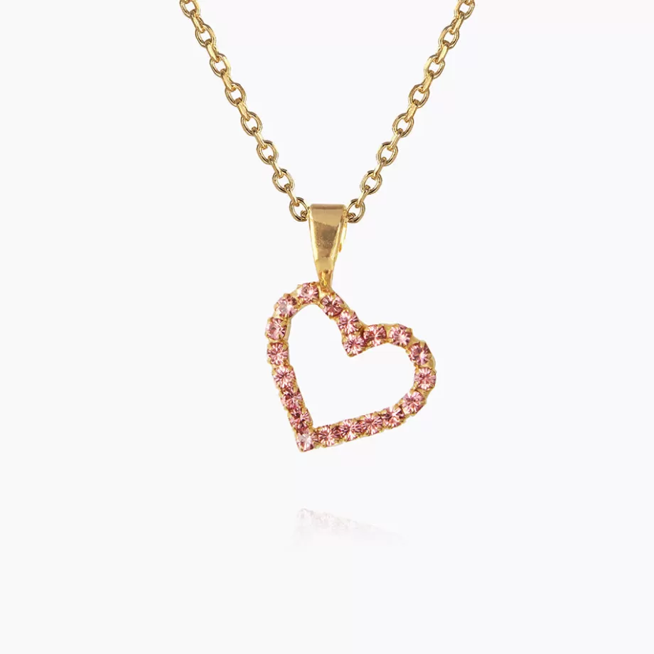 Caroline Svedbom Mini Sweetheart Necklace/Light Rose> Halsband