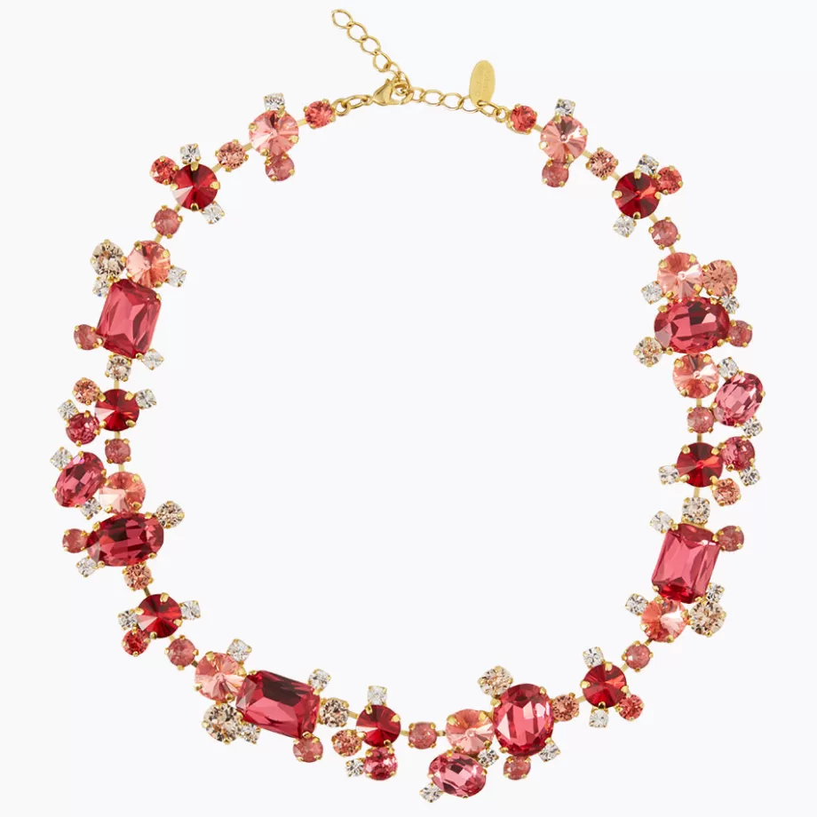 Caroline Svedbom Noora Necklace/Mulberry Red Combo> Halsband