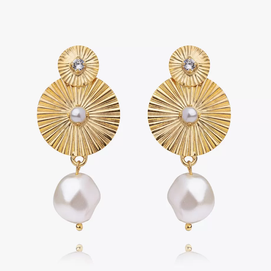 Caroline Svedbom Odessa Pearl Earrings> Örhängen