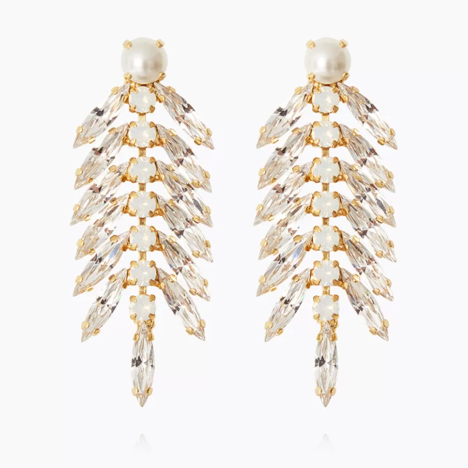 Caroline Svedbom Pearl Feather Earrings (Limited Edition)> Örhängen