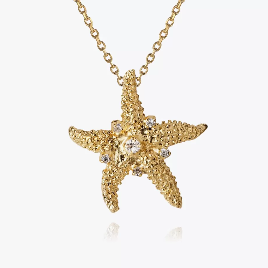 Caroline Svedbom Sea Star Necklace/Crystal> Halsband