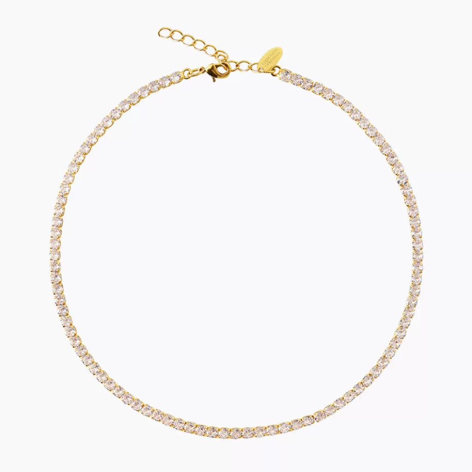 Caroline Svedbom Zara Necklace/Crystal> Halsband